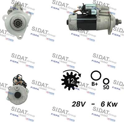 Fispa S24BH0124A2 - Стартер unicars.by