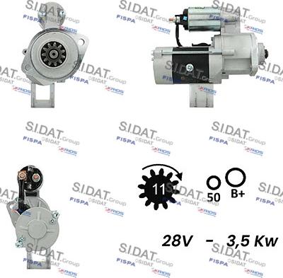 Fispa S24MH0032A2 - Стартер unicars.by