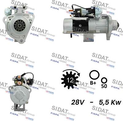 Fispa S24MH0109A2 - Стартер unicars.by