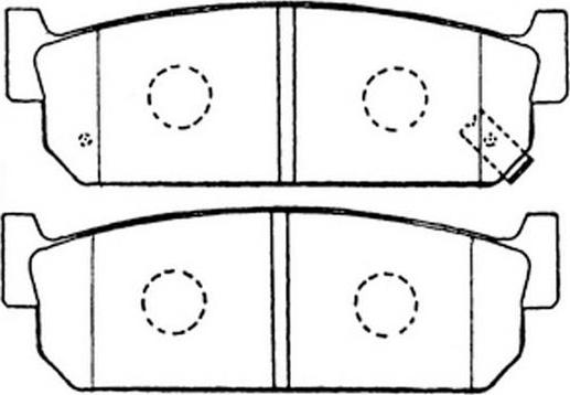 HELLA 8DB355011111 - Тормозные колодки, дисковые, комплект unicars.by