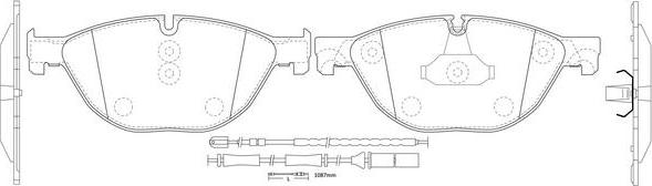 FIT FP1409E - Тормозные колодки, дисковые, комплект unicars.by