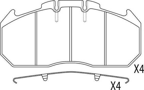 FIT FP1310 - Тормозные колодки, дисковые, комплект unicars.by