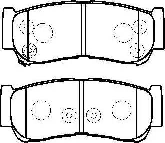 BOSCH 986494230 - Тормозные колодки, дисковые, комплект unicars.by