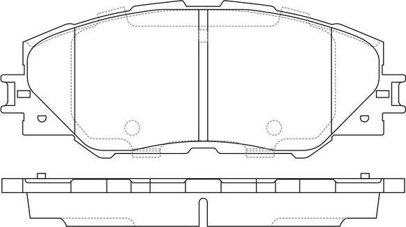 FIT FP1211 - Тормозные колодки, дисковые, комплект unicars.by