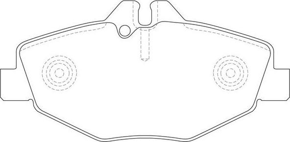 FIT FP1237E - Тормозные колодки, дисковые, комплект unicars.by