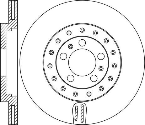 Open Parts BDR2349.20 - Тормозной диск unicars.by