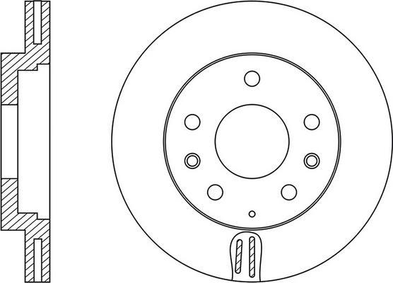 BENDIX 562446B - Тормозной диск unicars.by