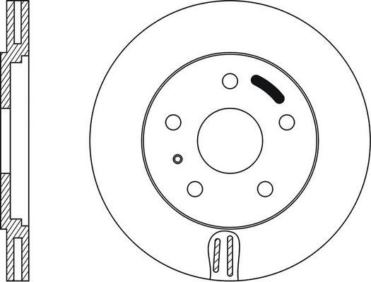 Brembo 9557010 - Тормозной диск unicars.by