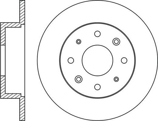 BENDIX 520223 - Тормозной диск unicars.by