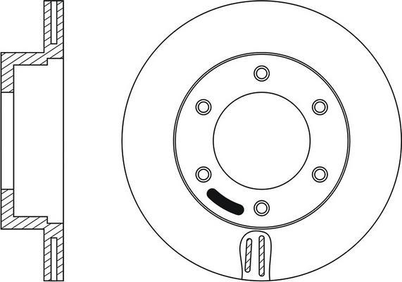 Motaquip LVBE247Z - Тормозной диск unicars.by