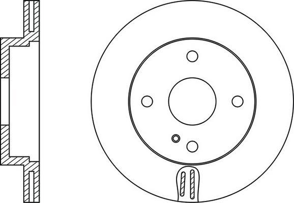 DJ Parts BD2088 - Тормозной диск unicars.by