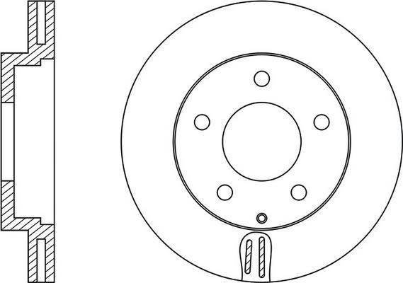 MAZDA GA4Y-33-5XC - Тормозной диск unicars.by