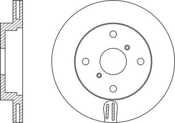 Brembo 09.B508.10 - Тормозной диск unicars.by