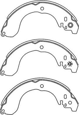 FIT FT0919 - Комплект тормозных колодок, барабанные unicars.by