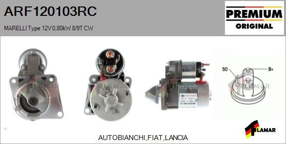 FLAMAR ARF120103RC - Стартер unicars.by