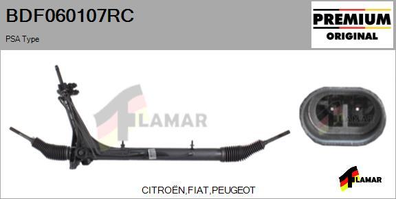 FLAMAR BDF060107RC - Рулевой механизм, рейка unicars.by