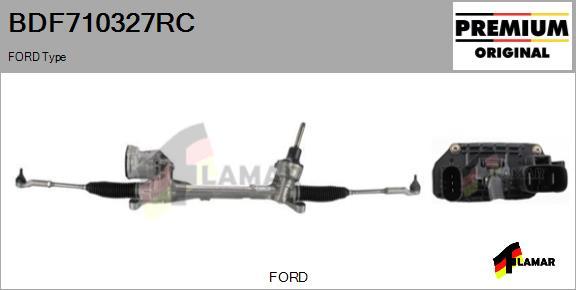 FLAMAR BDF710327RC - Рулевой механизм, рейка unicars.by