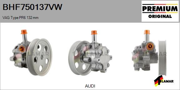 FLAMAR BHF750137VW
 - Гидравлический насос, рулевое управление, ГУР unicars.by