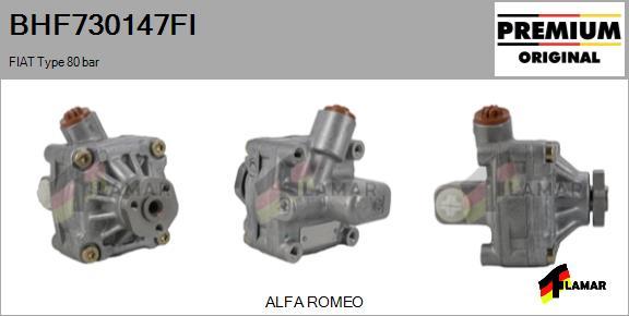 FLAMAR BHF730147FI - Гидравлический насос, рулевое управление, ГУР unicars.by