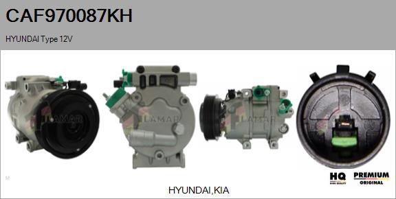 FLAMAR CAF970087KH - Компрессор кондиционера unicars.by