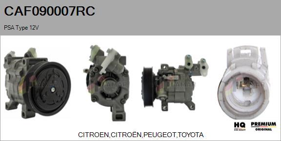 FLAMAR CAF090007RC - Компрессор кондиционера unicars.by