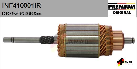 FLAMAR INF410001IR - Якорь, стартер unicars.by