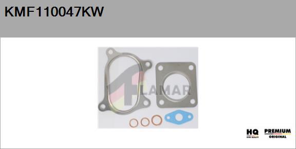 FLAMAR KMF110047KW - Установочный комплект, турбокомпрессор unicars.by