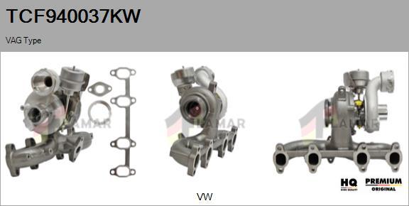 FLAMAR TCF940037KW - Турбина, компрессор unicars.by