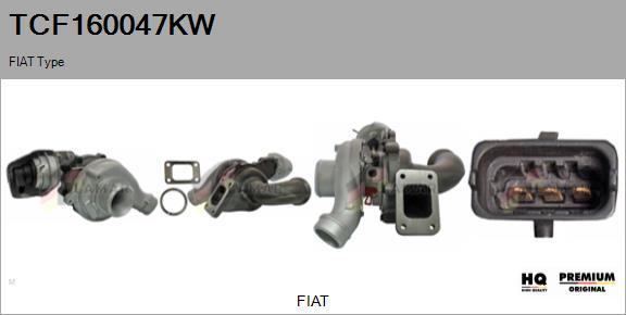 FLAMAR TCF160047KW - Турбина, компрессор unicars.by