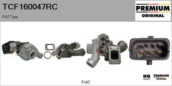 FLAMAR TCF160047RC - Турбина, компрессор unicars.by