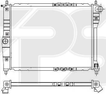 FPS FP 22 A01-P - Радиатор, охлаждение двигателя unicars.by