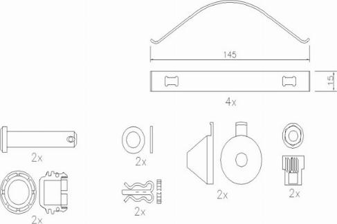 FRAS-LE PD/116-K020 _ HD PRO - Тормозные колодки, дисковые, комплект unicars.by