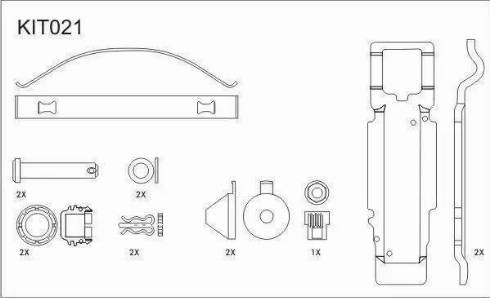 FRAS-LE PD/116-K21_HD PRO - Тормозные колодки, дисковые, комплект unicars.by