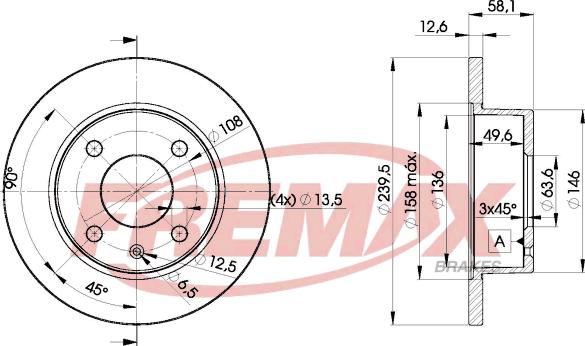 FREMAX BD-9972 - Тормозной диск unicars.by