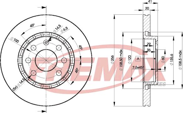 FREMAX BD-9046 - Тормозной диск unicars.by