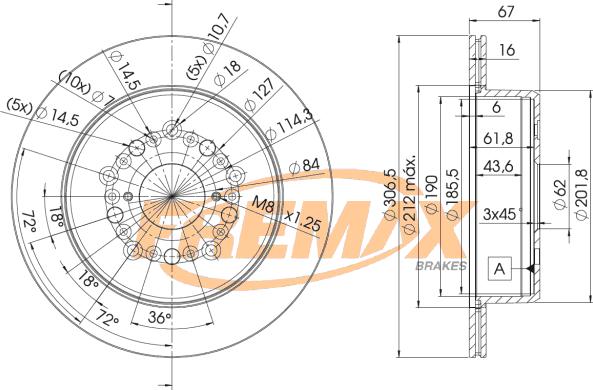 FREMAX BD-9026 - Тормозной диск unicars.by