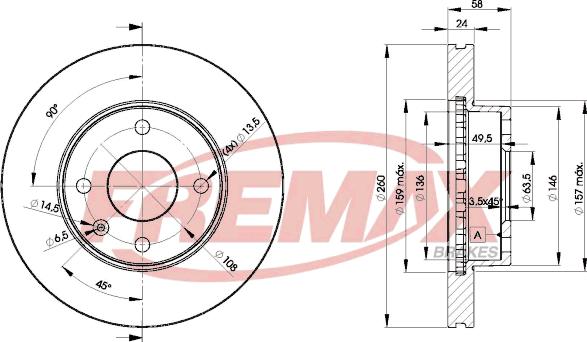 FREMAX BD-9794 - Тормозной диск unicars.by