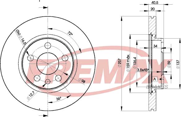 FREMAX BD-4683 - Тормозной диск unicars.by