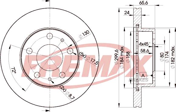 FREMAX BD-4682 - Тормозной диск unicars.by