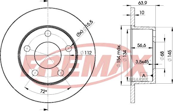 FREMAX BD-4060 - Тормозной диск unicars.by