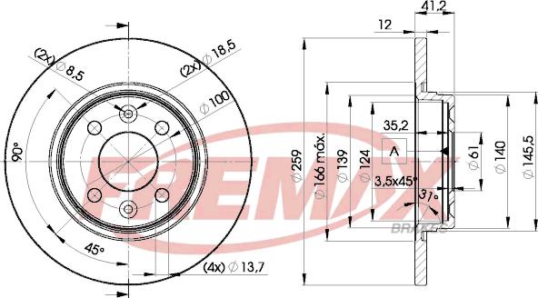 FREMAX BD-4707 - Тормозной диск unicars.by