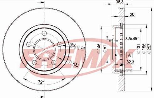 FREMAX BD-5981 - Тормозной барабан unicars.by