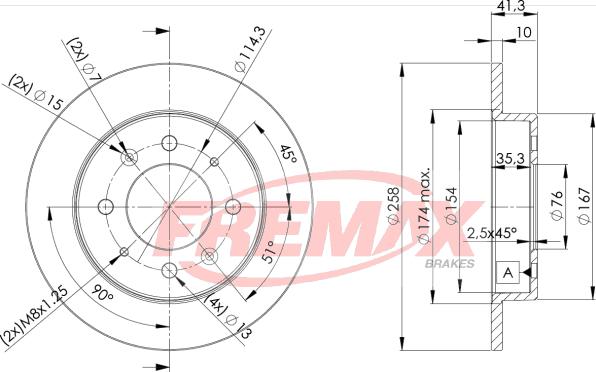 FREMAX BD-5020 - Тормозной диск unicars.by