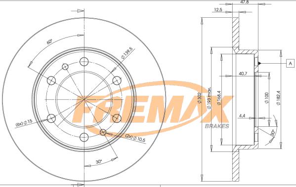 FREMAX BD-5070 - Тормозной диск unicars.by