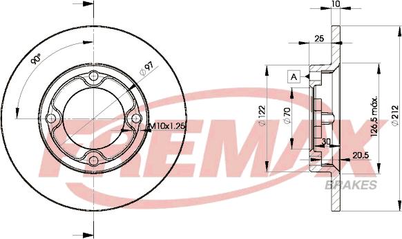 FREMAX BD-0003 - Тормозной диск unicars.by