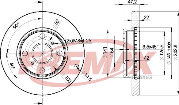 FREMAX BD-0110 - Тормозной диск unicars.by