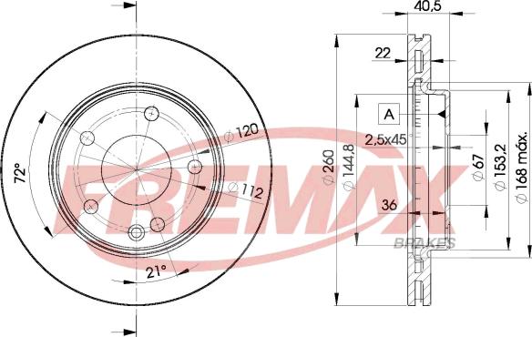 FREMAX BD-0113 - Тормозной диск unicars.by