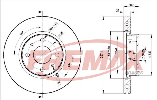 FREMAX BD-1751 - Тормозной диск unicars.by