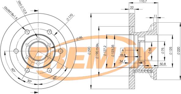 FREMAX BD-8772 - Тормозной диск unicars.by