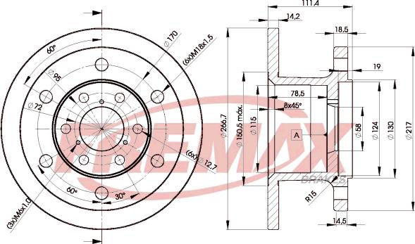 FREMAX BD-3907 - Тормозной диск unicars.by